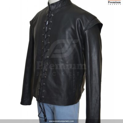 Jon Snow Jacket of Kit Harington Stitched with Leather