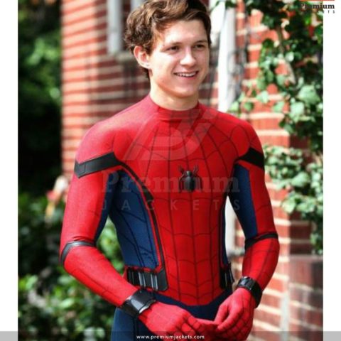 Spiderman Leather Jacket for Mens Worn by Peter Parker